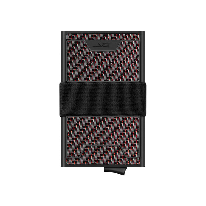 Carbon Fiber Pop Up Wallet | ULTRA Series - Red Lace Carbon