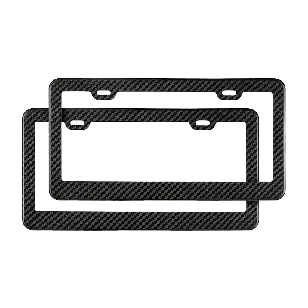 Real Carbon Fiber License Plate Frame (2 Pack)