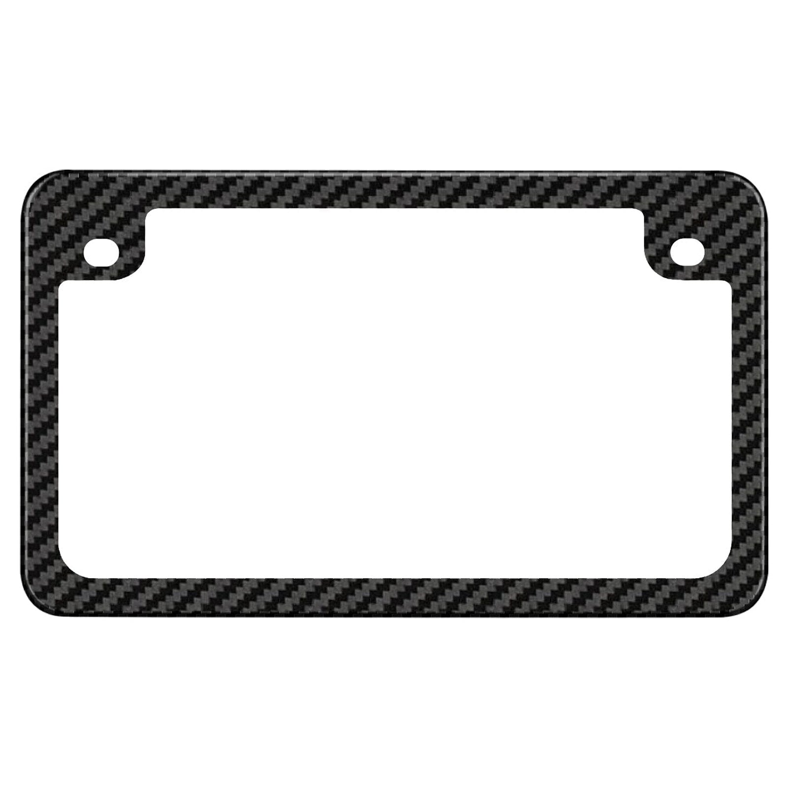 thumbnail image 2 of 2 Pcs 100% Real Carbon Fiber Motorcycle License Plate Frame – Original 3K, BLVD 2 of 6