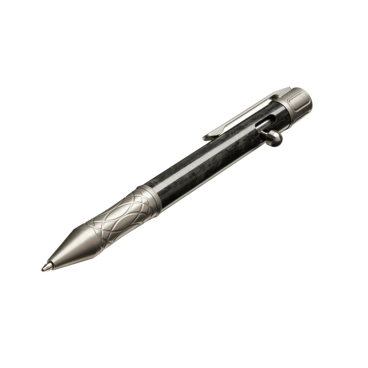 Real Carbon Fiber & Titanium Bolt Action Pen