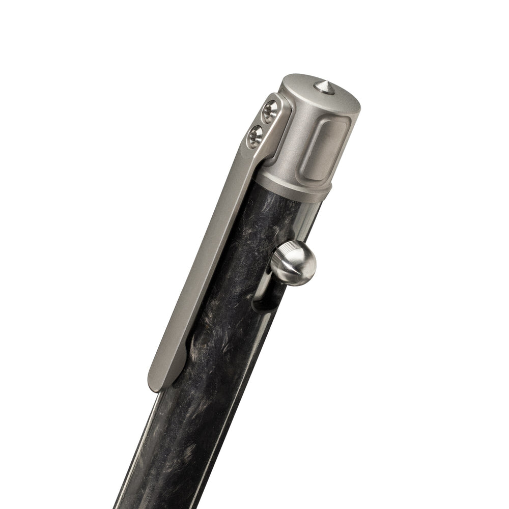 Real Carbon Fiber & Titanium Bolt Action Pen