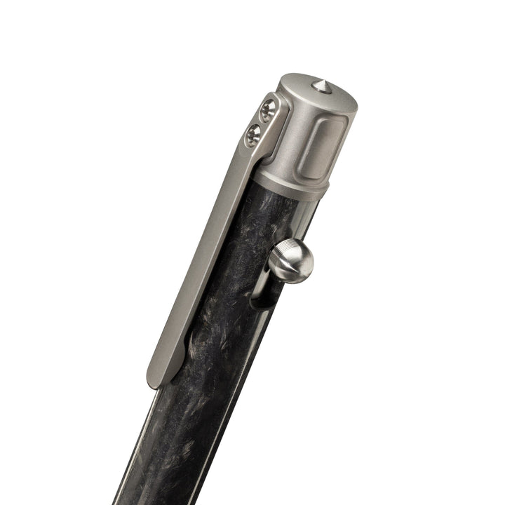 Real Carbon Fiber & Titanium Bolt Action Pen