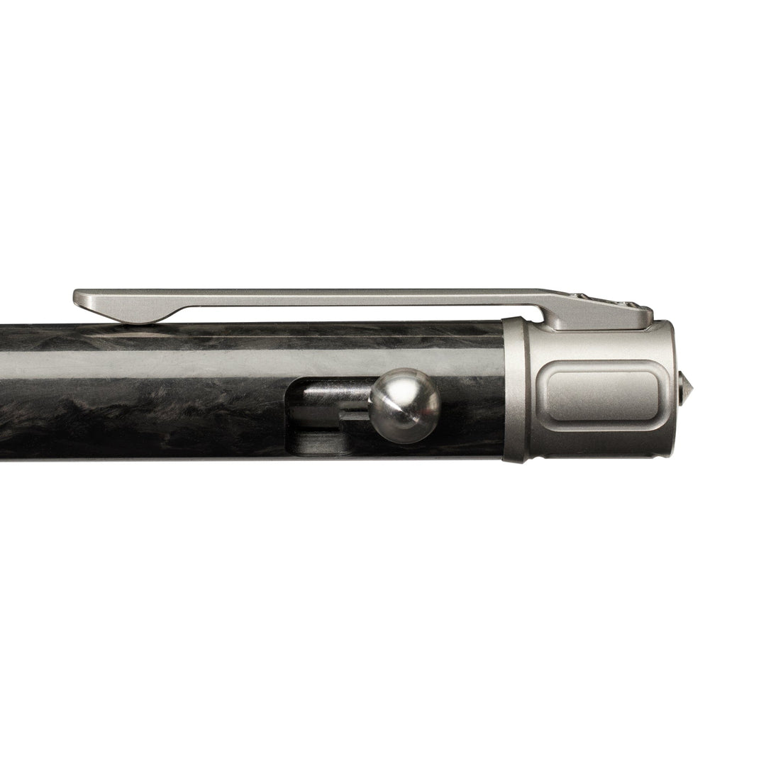 Real Carbon Fiber & Titanium Bolt Action Pen