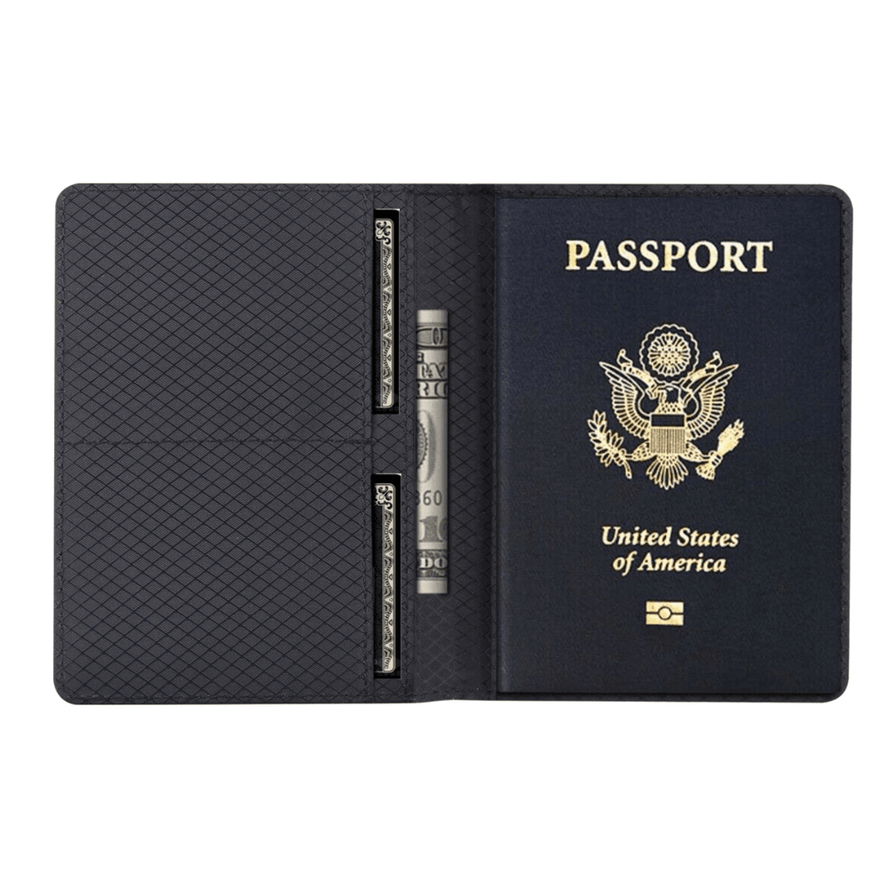Real Flexible Carbon Fiber Passport Holder