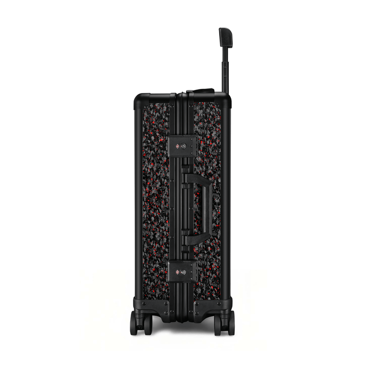 Red Flake Forged Carbon Fiber Carry-On Luggage | Classic Series