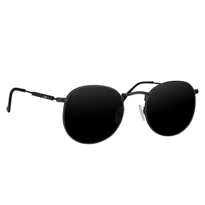●CAPTAIN● Real Carbon Fiber Sunglasses (Polarized Lens | Carbon Fiber Temples | Black)
