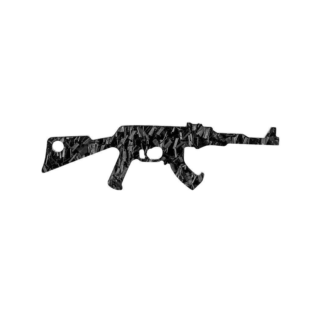 Forged AK 47 Shaped Keychain & Bottle Opener