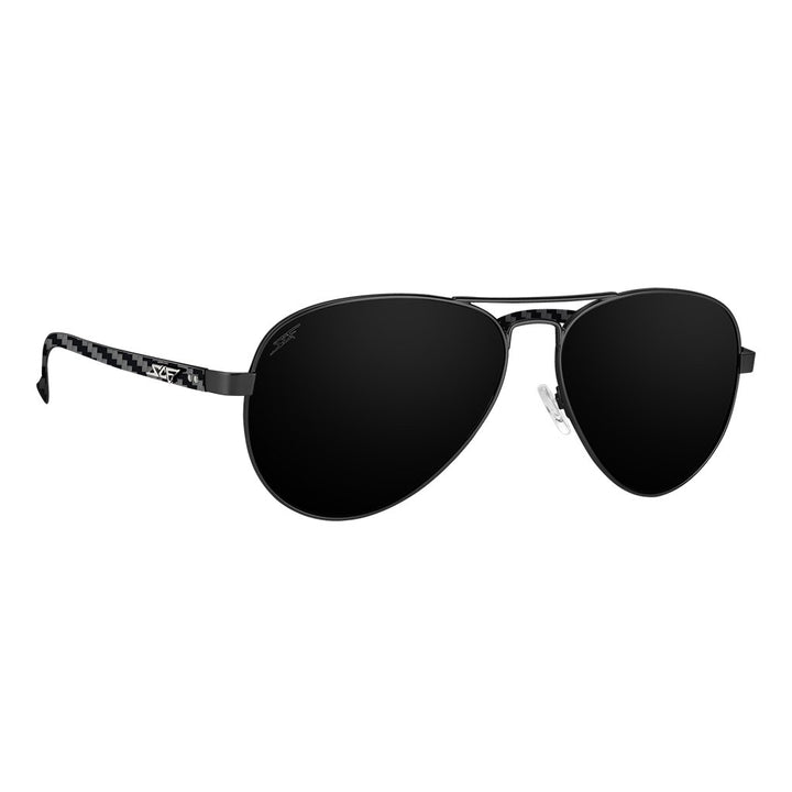 ●MONTANA● Real Carbon Fiber Sunglasses (Polarized Lens | Carbon Fiber Temples | Black)