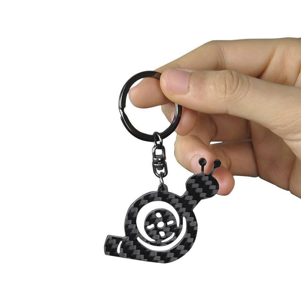 Real Carbon Fiber Turbo Snail Keychain [Final Edition]