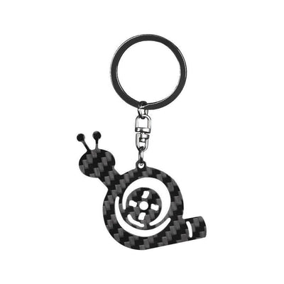 Real Carbon Fiber Turbo Snail Keychain [Final Edition]