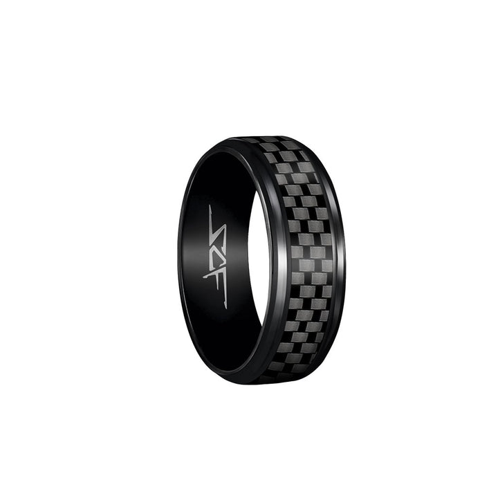 ●SLATE● Real Carbon Fiber Ring (BLACK)