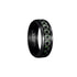●SLATE● Real Green Laced Carbon Fiber Ring (BLACK)