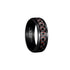 ●SLATE● Real Red Laced Carbon Fiber Ring (BLACK)